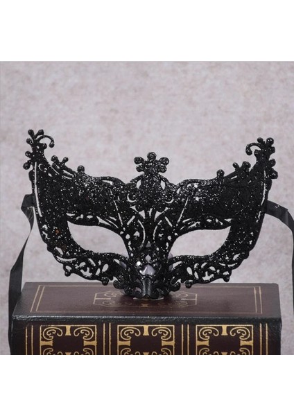 Siyah Dantel Maske Noel Partisi Maskesi Payetler Glitter Masquerade Karnaval Süslü Elbise Balo Balo Maskeleri Cadılar Bayramı Kostüm Sahne (Yurt Dışından)