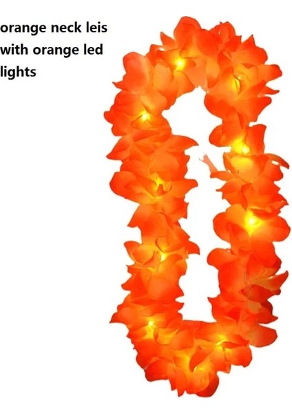 13 Glow LED Işık Up Hawaii Hula Luau Çiçek Leis Garland Kolye Çelenk Düğün Doğum Günü Glow Parti Dekorasyon Hediye Cadılar Bayramı (Yurt Dışından) fiyatları
