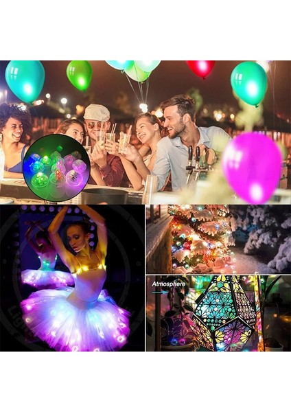 Sarı 5 Adet 30X LED Balon Işık Topu LED Işık Mini Yuvarlak LED Top Lamba Bar Fener Noel Düğün Parti Süslemeleri Doğum Günü Dekor Için (Yurt Dışından)