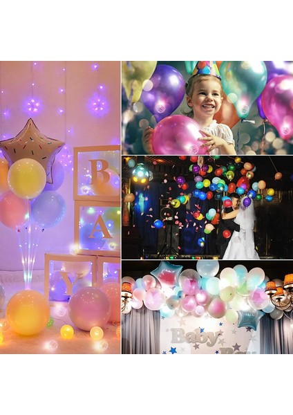 Sarı 5 Adet 30X LED Balon Işık Topu LED Işık Mini Yuvarlak LED Top Lamba Bar Fener Noel Düğün Parti Süslemeleri Doğum Günü Dekor Için (Yurt Dışından)