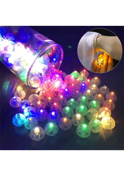 Sarı 5 Adet 30X LED Balon Işık Topu LED Işık Mini Yuvarlak LED Top Lamba Bar Fener Noel Düğün Parti Süslemeleri Doğum Günü Dekor Için (Yurt Dışından)