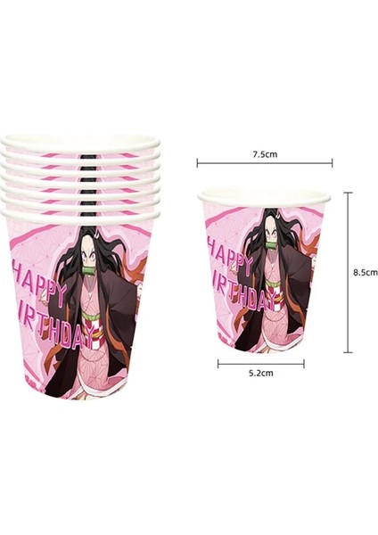 Balon 11 Adet Iblis Avcısı Kamado Nezuko Tema Parti Dekorasyon Malzemeleri Kağıt Bardak Tabak Doku Kaşık Bebek Duş Balon Kız Doğum Günü Şekeri (Yurt Dışından) fiyatları