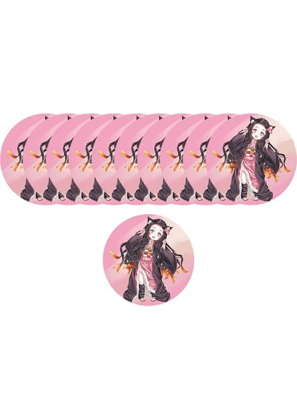 Balon 11 Adet Iblis Avcısı Kamado Nezuko Tema Parti Dekorasyon Malzemeleri Kağıt Bardak Tabak Doku Kaşık Bebek Duş Balon Kız Doğum Günü Şekeri (Yurt Dışından) indirimleri