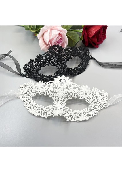 Parti Düğünü Için Gümüş Dantel Maske (Yurt Dışından)