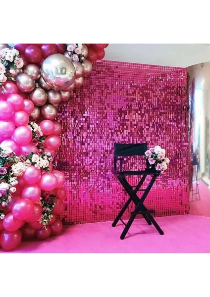 Açık Mavi 2 Adet Payet Zemin Dekor Perde 2 M Folyo Tinsel Perde Bebek Duş Parti Arka Planında Doğum Günü Partisi Dekor Pırıltılı Duvar Düğün (Yurt Dışından)