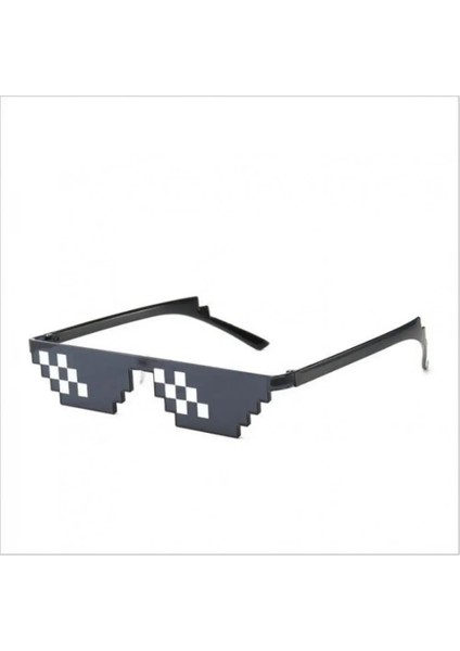 Gözlük Tornavida Mozaik Gözlük Güneş Gözlüğü Erkek Kadın 8 Bit Kodlama Piksel Trendy Serin Parti Gözlük Vintage Gözlük Unisex Hediye Gözlük (Yurt Dışından) fırsatları