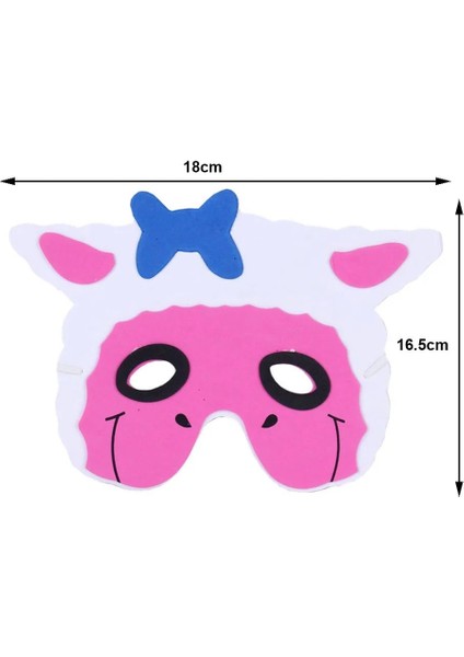 8 Adet 8 Adet Çiftlik Hayvanı Eva Maske Seti Tavuk Koyun Inek Domuz Maskeleri Çiftlik Evi Tema Doğum Günü Partisi Hediyeleri Kostümleri Giydirme Parti Malzemeleri (Yurt Dışından) indirimleri