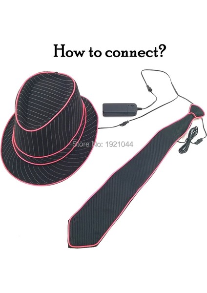 Yeşil Moda Düğün Dekorasyon El Flaş Şapka + El Flaş Kravat LED Işık Up Sahne 10 Renk Seçin Aydınlık Kravat ve Şapka Serin Parti Dekoru (Yurt Dışından) fiyatları