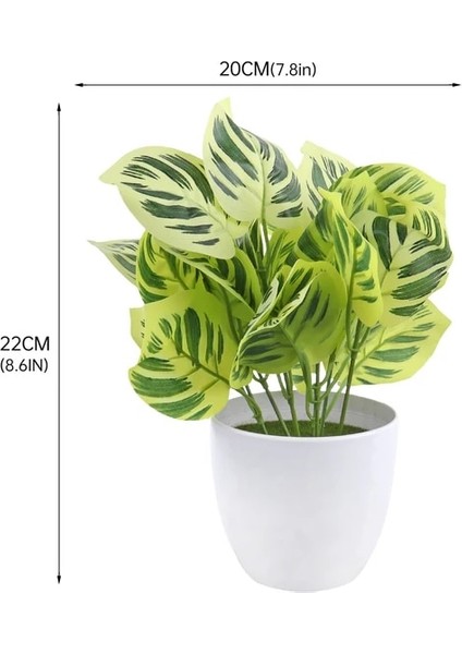 F Yeni Mini Yapay Bitki Bonsai Küçük Simüle Ağaç Saksı Bitkileri Sahte Çiçekler Ofis Masası Saksı Süsler Ev Bahçe Dekor (Yurt Dışından)