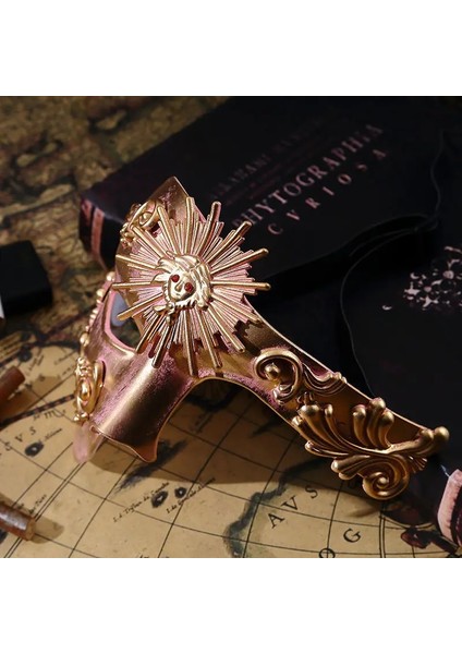 Stil 4 Cadılar Bayramı Venedik Retro Opera Phantom Avrupa Topu Lüks Masquerade Maskesi Yarım Yüz Karnaval Paskalya Parti Maskesi (Yurt Dışından) indirimleri