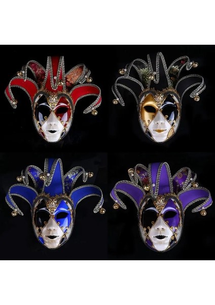 Resim Color1 Opera Cadılar Bayramı Palyaço Maskesi Venedik Masquerade Maskesi Phantom Parti Etkinlik Gösterisi Topu Malzemeleri Dekorasyon (Yurt Dışından) fiyatları