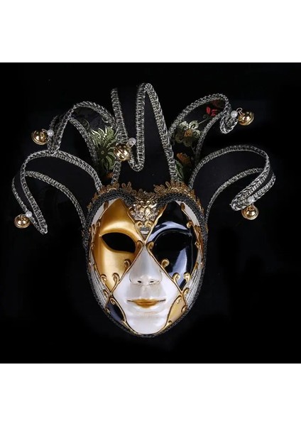 Resim Color1 Opera Cadılar Bayramı Palyaço Maskesi Venedik Masquerade Maskesi Phantom Parti Etkinlik Gösterisi Topu Malzemeleri Dekorasyon (Yurt Dışından) fırsatları