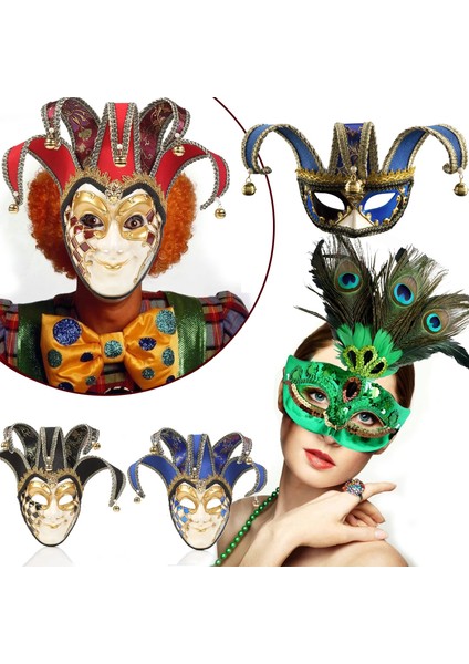 Parti Maskesi B Moda Masquerade Venedik Maskesi Mardi Gras Cadılar Bayramı Düğün Duvar Dekoratif Sanat Noel Yarım Yüz Doğum Günü Partisi Malzemeleri (Yurt Dışından) fiyatları