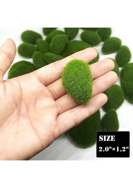 Yeşil 10 Adet 5x6 cm 10 Adet Yapay Yosun Kayalar Dekoratif, Dıy Taş Minyatür Yeşil Yosun Topları, Çiçek Düzenlemeleri Için Bahçeler Işçiliği Promosyon (Yurt Dışından)
