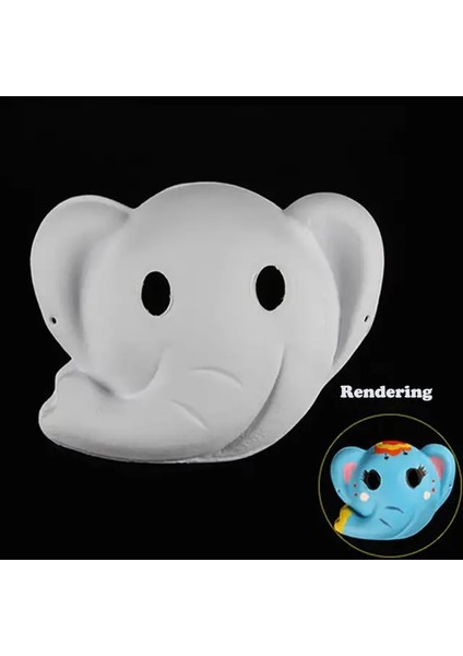 Stil A4 5 Paket Kağıt Mache Maskeleri Dıy Boyama Maskesi Graffiti Cadılar Bayramı Kostüm Cosplay Parti Malzemeleri Için Boş Maskeler Ev Dekorasyon (Yurt Dışından)