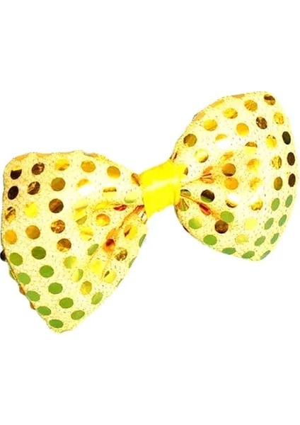 Yay Altın Yetişkin Kadın Erkek Çocuklar LED Işık Up Pullu Fedora Caz Şapka Kap Hediye Kravat Kravat Neon Glow Parti Bar Doğum Günü Kostüm Düğün Cadılar Bayramı (Yurt Dışından)