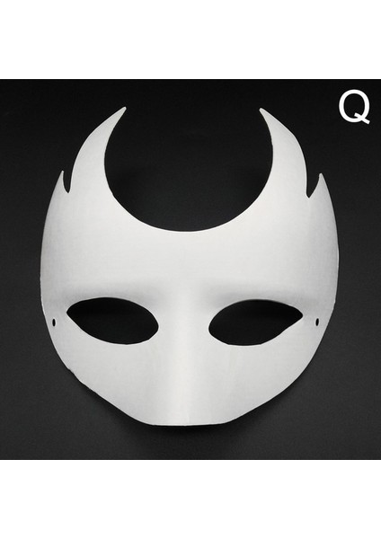 Q Kedi Yüz Maskesi Boyanabilir Hamuru Boş Maske Parti Maskesi Cosplay Dans Partisi Için Aksesuar Cadılar Bayramı Masquerade Dıy Zanaat Tedarik Yeni (Yurt Dışından)