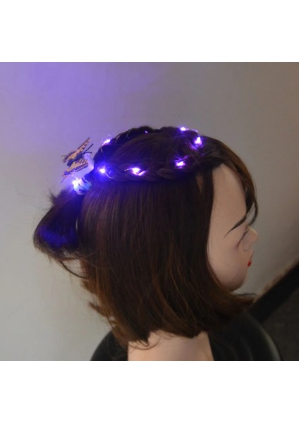1 Adet Pullu Renkler Dıy Kız Light Up Scrunchies At Kuyruğu Tutucu Elastik Saç Halat Doğum Günü LED Rave Neon Bar Düğün Karnaval Glow Parti Malzemeleri (Yurt Dışından)