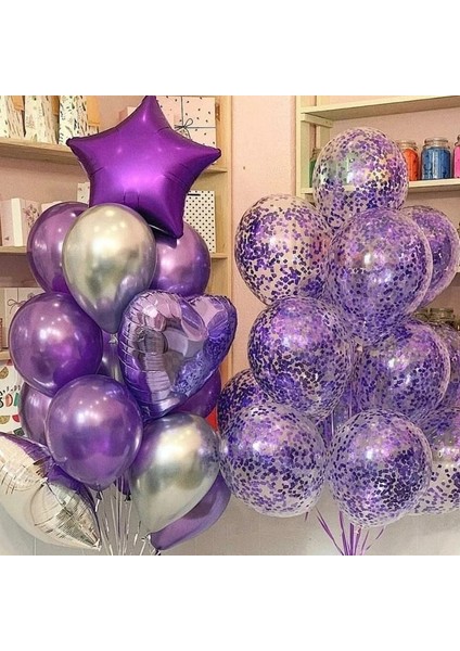 Stil 1 40 ''gint Mor Folyo Numarası Balonlar Lateks Mutlu Doğum Günü Partisi Dekoru Balon Yetişkin/çocuk Bebek Duş/düğün Dekorasyon Malzemeleri (Yurt Dışından)
