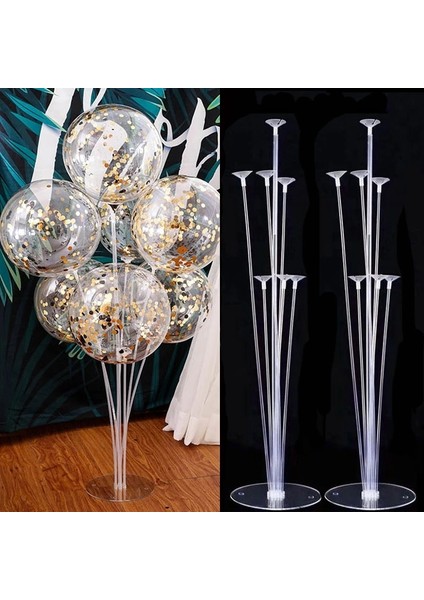 10 Adet Stil B 1/2 Takım Lateks Balon Tutucu Balonlar Standı Sütun Metalik Balonlar Bebek Duş Çocuk Doğum Günü Partisi Düğün Dekorasyon Malzemeleri (Yurt Dışından) fiyatları