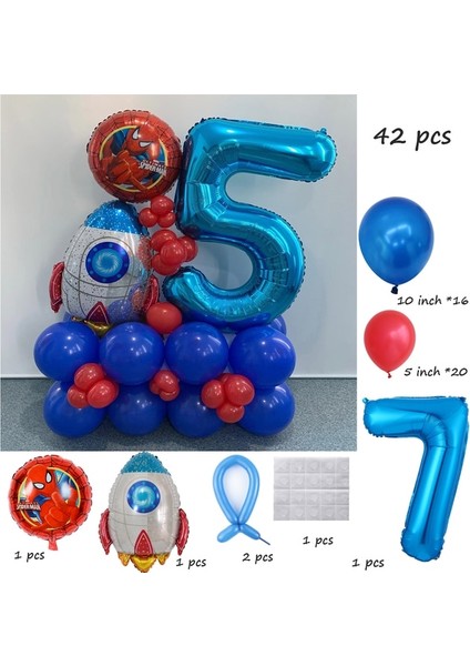 Örümcek Adam 7 10 Adet Disney Minnie Mickey Mouse Şişme Alüminyum Balon Erkekler ve Kızlar Için Bebek Duş Çocuk Doğum Günü Partisi Etkinlikleri Dıy Dekor (Yurt Dışından)