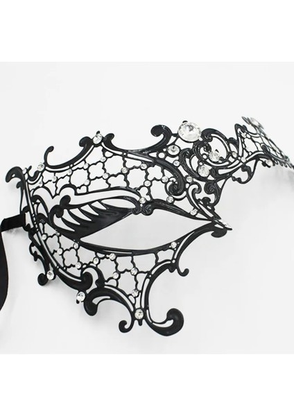 Beyaz Yeşil Elmas Siyah Metal Parti Maskesi Kostüm Tek Göz Cosplay Lazer Kesim Venedik Maskesi Telkari Cadılar Bayramı Masquerade Maskeleri Gümüş Cosplay Sahne (Yurt Dışından) fırsatları