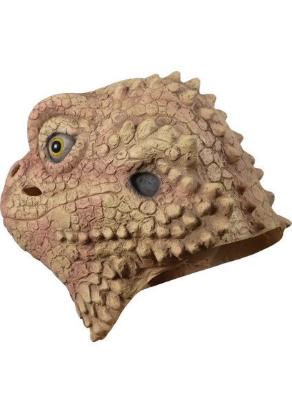 Kertenkele Maskesi Çöl Dikenli Kertenkele Maskesi Hayvan Baş Maskesi Yetişkinler Için Cadılar Bayramı Kostüm Pretend (Yurt Dışından) indirimleri