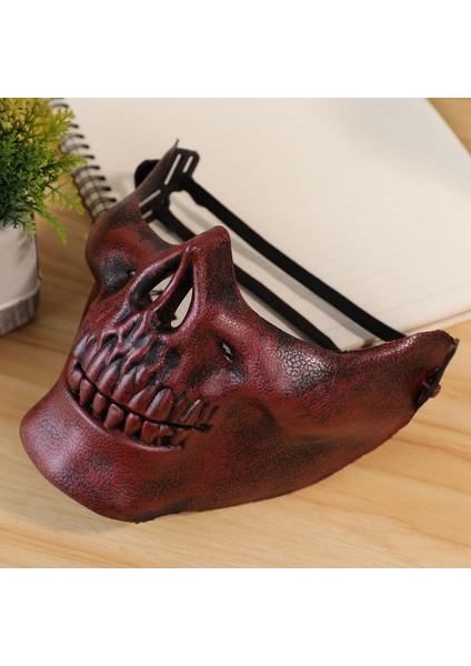 Be Cadılar Bayramı Maskesi Hareketli Çene Tam Kafa Kafatası Maskesi Cadılar Bayramı Dekorasyon Korku Korkunç Maske Cosplay Parti Dekoru (Yurt Dışından) fırsatları