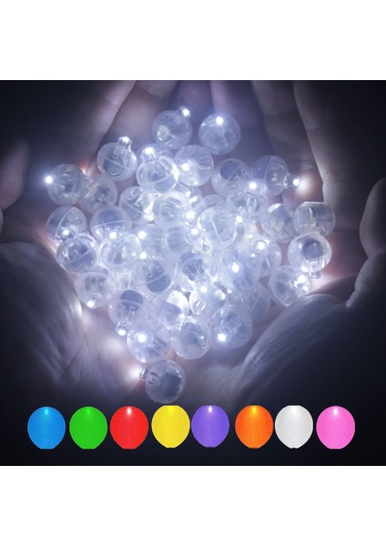 Çok Renkli 5 Adet 5/10/20/30/40 Adet LED Balon Işık Minik LED Işık Mini Yuvarlak LED Top Lamba Bar Fener Noel Düğün Dekor Için (Yurt Dışından)