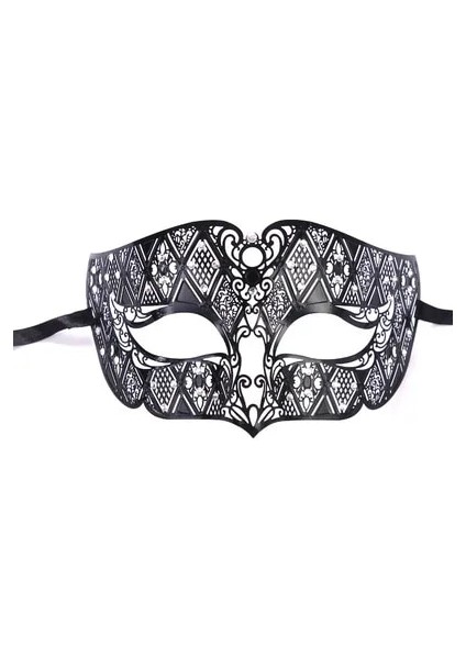 Resim Color7 Erkek Kadın Phantom Altın Kafatası Venedik Metal Kostüm Masquerade Parti Maskesi Lazer Kesim Cadılar Bayramı Balo Cosplay Düğün Topu Maskeleri (Yurt Dışından)