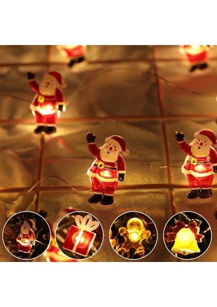 LED Işık Dize 12 Noel Baba Kardan Adam Elk Çelenk Noel Ağacı Dize Işıklar Noel Süslemeleri 2022 Ev Noel Süsleri Navidad Yeni Yıl Için (Yurt Dışından) modelleri