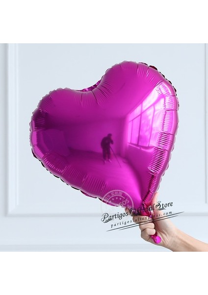 Gül Kırmızı 10 Adet 18 Inç Çok Gül Altın Kalp Folyo Balonlar Metal Helyum Globos Düğün Parti Süslemeleri Kız Doğum Günü Nişan Hediyeleri (Yurt Dışından)