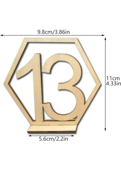 31 Ila 40 Ahşap Masa Numarası Burcu Altıgen Numarası Burcu Nişan Düğün Parti Için Koltuk Numarası Burcu Olay Dekorasyon Malzemeleri Ev Dekor (Yurt Dışından) indirimleri