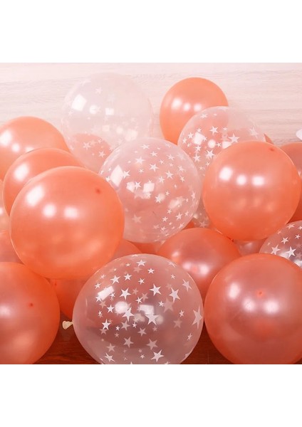 Pearlwhite Pinkclear 20 Adet 12 Inç Lateks Balon Seti Yıldız Temizle Pembe Altın Balonlar Düğün Dekorasyon Bebek Duş Doğum Günü Partisi Malzemeleri Ev Dekor (Yurt Dışından) fırsatları