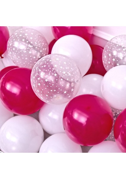 Pearlwhite Pinkclear 20 Adet 12 Inç Lateks Balon Seti Yıldız Temizle Pembe Altın Balonlar Düğün Dekorasyon Bebek Duş Doğum Günü Partisi Malzemeleri Ev Dekor (Yurt Dışından) indirimleri
