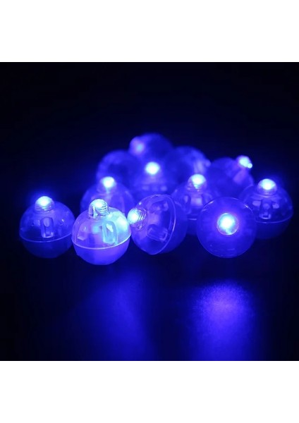 Mavi 40 Adet 5/10/20/30/40 Adet LED Balon Işık Minik LED Işık Mini Yuvarlak LED Top Lamba Bar Fener Noel Düğün Dekor Için (Yurt Dışından)