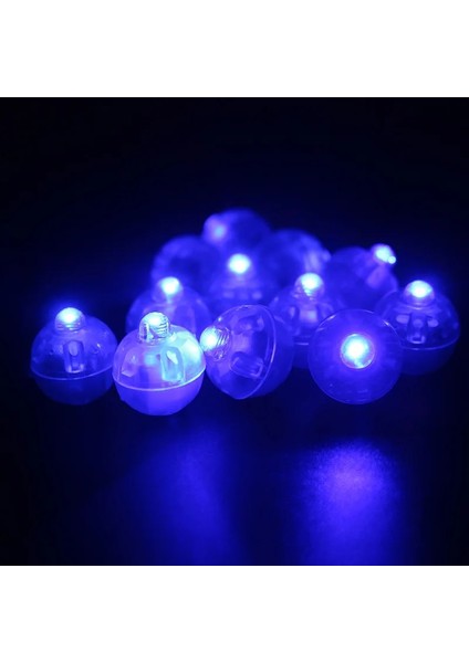 Mavi 40 Adet 5/10/20/30/40 Adet LED Balon Işık Minik LED Işık Mini Yuvarlak LED Top Lamba Bar Fener Noel Düğün Dekor Için (Yurt Dışından) fırsatları
