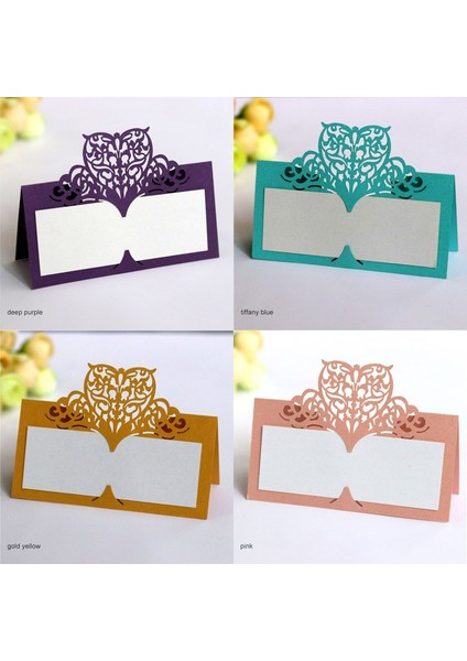 Inci Kırmızı 50 Adet Yer Kartları Koltuk Kartı Düğün Doğum Günü Kelebek Resepsiyon Masası Parti Dekoru Vintage Masa Numarası Adı Lazer Kesim Kalp (Yurt Dışından) modelleri