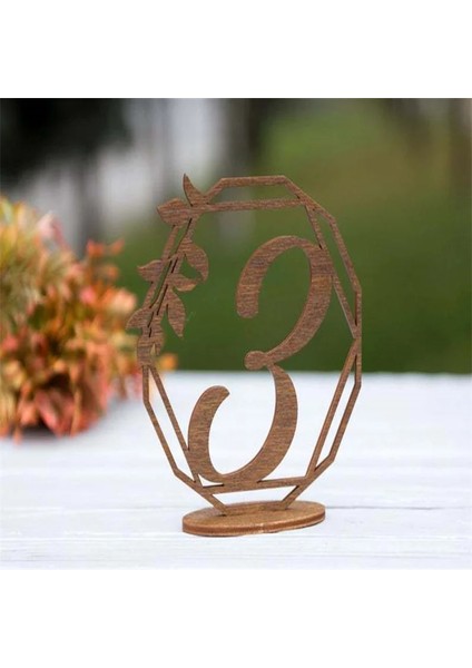 11-20 10 Adet Yaratıcı Ahşap Delikli Numarası Yer Kartları Düğün Masalar Için Centerpieces Otel Restoran Tatlı Masa Dijital Kart (Yurt Dışından)