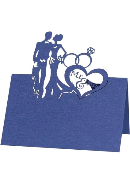 Salata E9LD Yer Kartı Masa Adı Kart Kağıdı Koltuk Numaraları Kartları Düğün Doğum Günü Partisi Dekorasyon Için Hollow Lazer Kesim 50 Parça (Yurt Dışından)