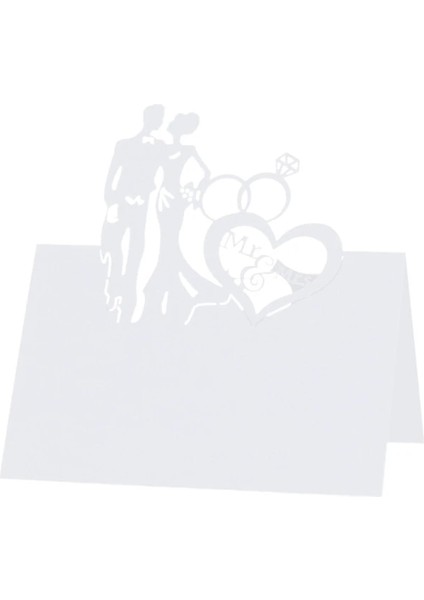 Salata E9LD Yer Kartı Masa Adı Kart Kağıdı Koltuk Numaraları Kartları Düğün Doğum Günü Partisi Dekorasyon Için Hollow Lazer Kesim 50 Parça (Yurt Dışından) modelleri