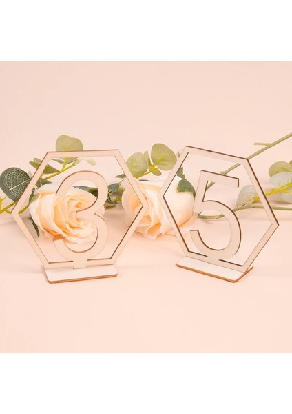 10 Adet Kart Tutucu Ahşap Düğün Numaraları Masa Yer Kartı Şekil Düğün Resepsiyon Koltuk Dekorasyon Doğum Günü Bebek Duş Parti Yıldönümü Malzemeleri (Yurt Dışından) indirimleri