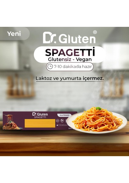 Dr. Gluten Glutensiz Spagetti Makarna 500 gr