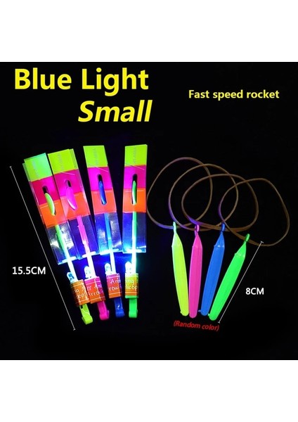 Gösterildiği Gibi 1 Adet 1/5/10 Adet Açık LED Işık Oyuncak Ok Uçan Roket Sapan Uçan Oyuncaklar Oyuncaklar Noel Dekor Glow Oyuncak Parti Hediyeler Hediye Çocuklar Lehine (Yurt Dışından)