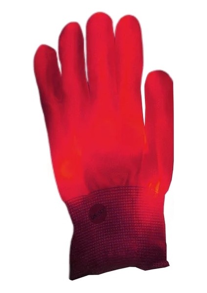 Kırmızı 1 Adet Cadılar Bayramı LED Eldiven Neon Guantes Parlayan Cadılar Bayramı Işık Prop Aydınlık Yanıp Sönen Kafatası Eldiven Dans Kulübü Noel Kaynağı (Yurt Dışından)