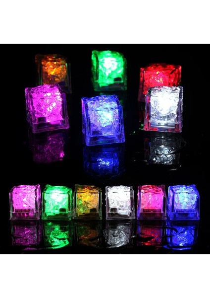 Renkli Flaş Renkli Aydınlık Buz Bloğu Şarap Cam Dekorasyon LED Floresan Işık Bloğu Titreşen Indüksiyon Buz Işık Çubuğu Düğün Parti (Yurt Dışından) fiyatları