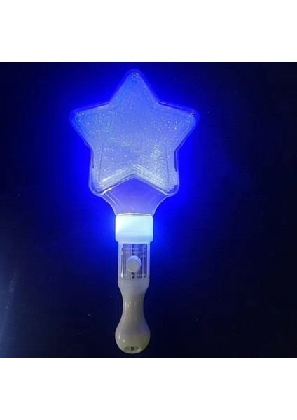 C Parlayan LED Sihirli Yıldız Değnek Hediyeler Aydınlık Parti Dekorasyon Işık Çubuğu Çocuk Erkek Kız Mutlu Floresan Doğum Günü Partisi Dekorları (Yurt Dışından)