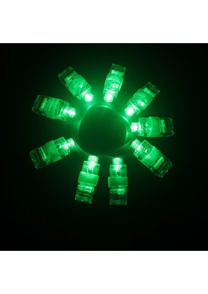 Yeşil 100 Adet 30/50/100/120 Adet LED Parmak Işıkları Parti Iyilik Kızdırma Parmak Yüzük Rave Lazer Lamba Çocuk Doğum Günü Düğün Parti Yılbaşı Dekoru (Yurt Dışından)