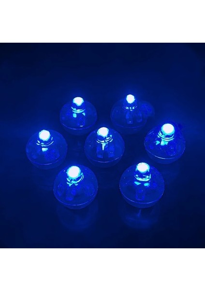 Mavi 10 Adet 30X LED Balon Işık Topu LED Işık Mini Yuvarlak LED Top Lamba Bar Fener Noel Düğün Parti Süslemeleri Doğum Günü Dekor Için (Yurt Dışından)