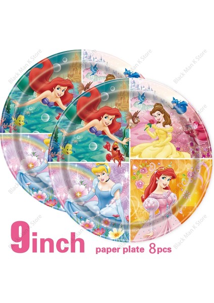 12TOPPER-12WRAPPER Prenses Kar Kraliçesi Tema Tek Kullanımlık Sofra Süslemeleri Çocuk Kız Doğum Günü Partisi Malzemeleri Prenses Fincan Plaka Masa Örtüsü Seti (Yurt Dışından) indirimleri